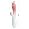 Prettylove Dildo Head Gradient Pink Rabbit Vibrator
