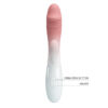 Prettylove Dildo Head Gradient Pink Rabbit Vibrator